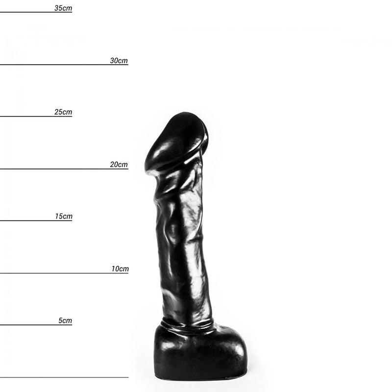 Dinoo - Haya - Dildo - 25,5 x 6,5 cm - Black-Erotiekvoordeel.nl