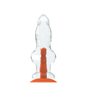 Dinoo Primal Desires - Allo - Gros gode avec ventouse - Transparent-Erotiekvoordeel.nl