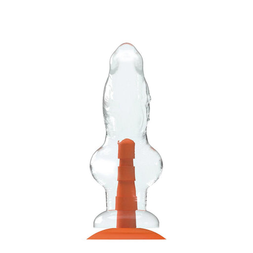 Dinoo Primal Desires - Allo - Large Dildo With Suction Cup - Transparent-Erotiekvoordeel.nl