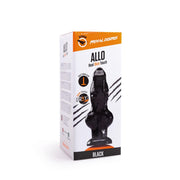 Dinoo Primal Desires - Allo - Large Dildo With Suction Cup - Black-Erotiekvoordeel.nl