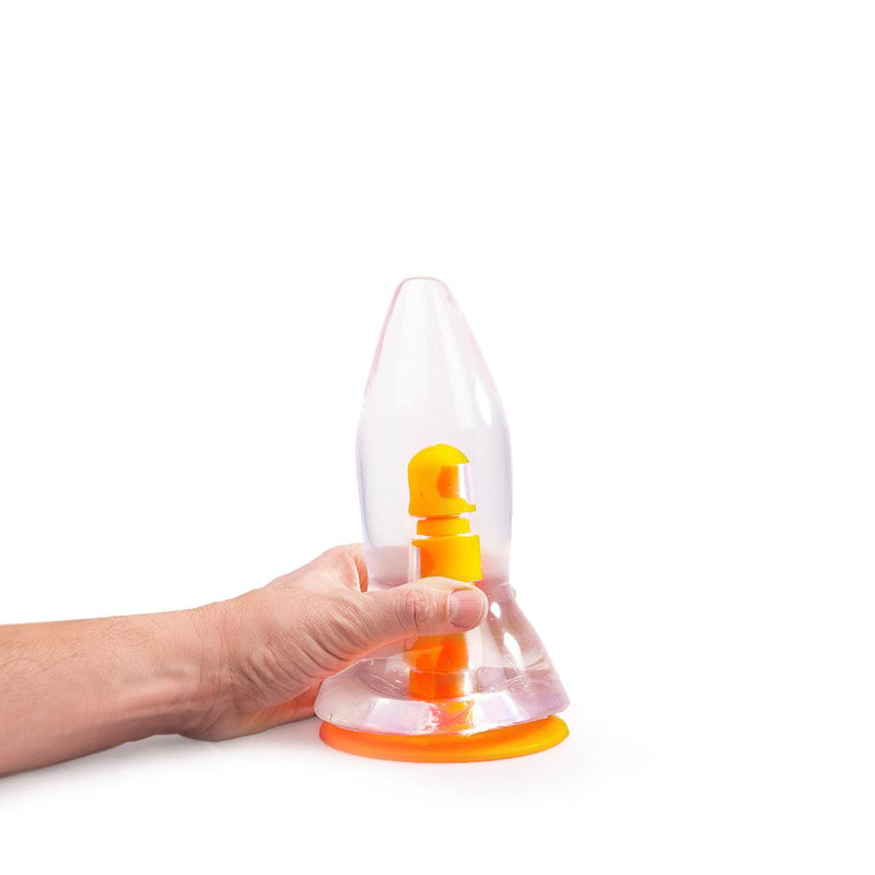 Dinoo Primal Desires - Anky - Dildo grande con ventosa - Trasparente-Erotiekvoordeel.nl