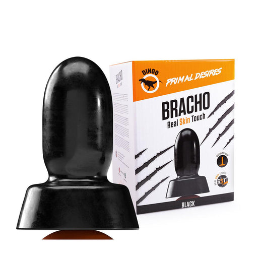 Dinoo Primal Desires - Bracho - Large Dildo With Suction Cup - Black-Erotiekvoordeel.nl