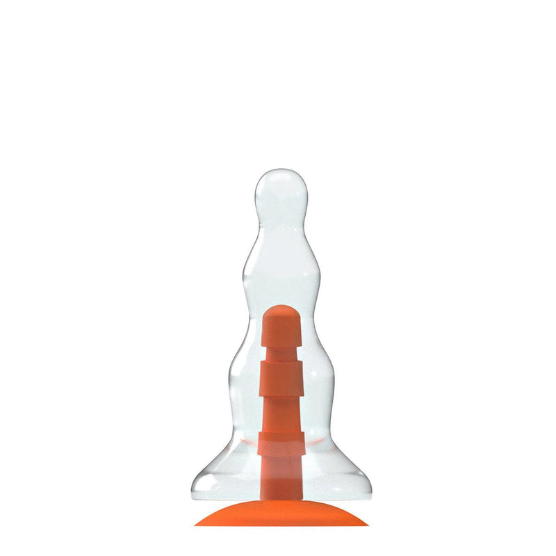 Dinoo Primal Desires - Dilo - Gros gode avec ventouse - Transparent-Erotiekvoordeel.nl