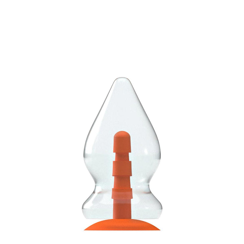 Dinoo Primal Desires - Pachy - Grote Dildo Met Zuignap - Transparant-Erotiekvoordeel.nl