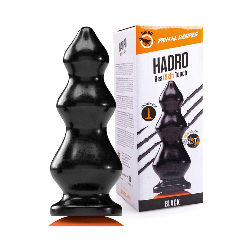 Dinoo Primal Desires - Hadro - Dildo grande con ventosa - Nero-Erotiekvoordeel.nl