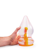 Dinoo Primal Desires - Pachy - Gros gode avec ventouse - Transparent-Erotiekvoordeel.nl