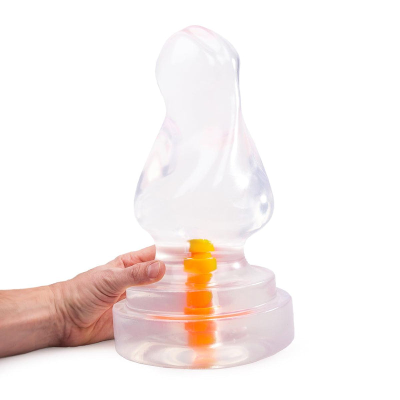 Dinoo Primal Desires - Parasaur - Gros gode avec ventouse - Transparent-Erotiekvoordeel.nl