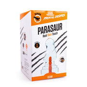 Dinoo Primal Desires - Parasaur - Gros gode avec ventouse - Transparent - Erotiekvoordeel.nl
