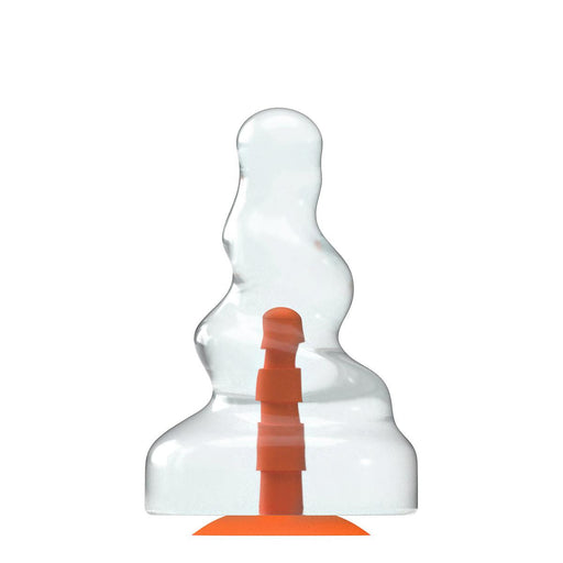 Dinoo Primal Desires - Trike - Large Dildo With Suction Cup - Transparent-Erotiekvoordeel.nl