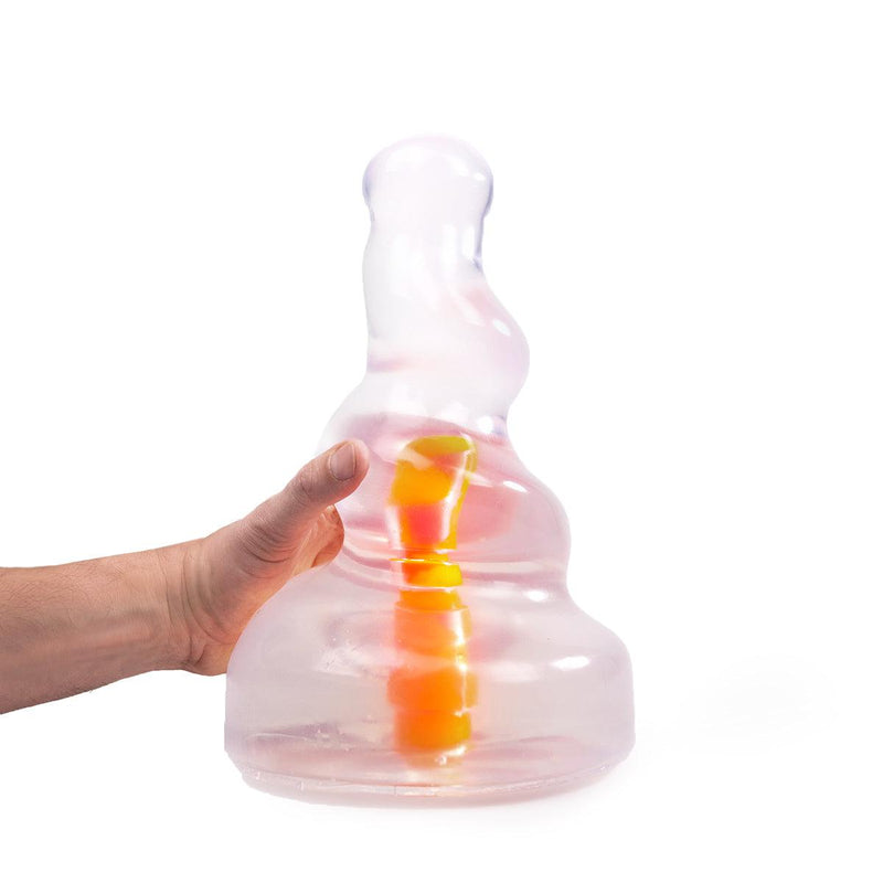 Dinoo Primal Desires - Trike - Large Dildo With Suction Cup - Transparent-Erotiekvoordeel.nl