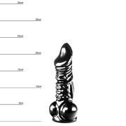 Dinoo - Rhabdodon - dildo - 23 x 5,8 cm - czarny-Erotiekvoordeel.nl