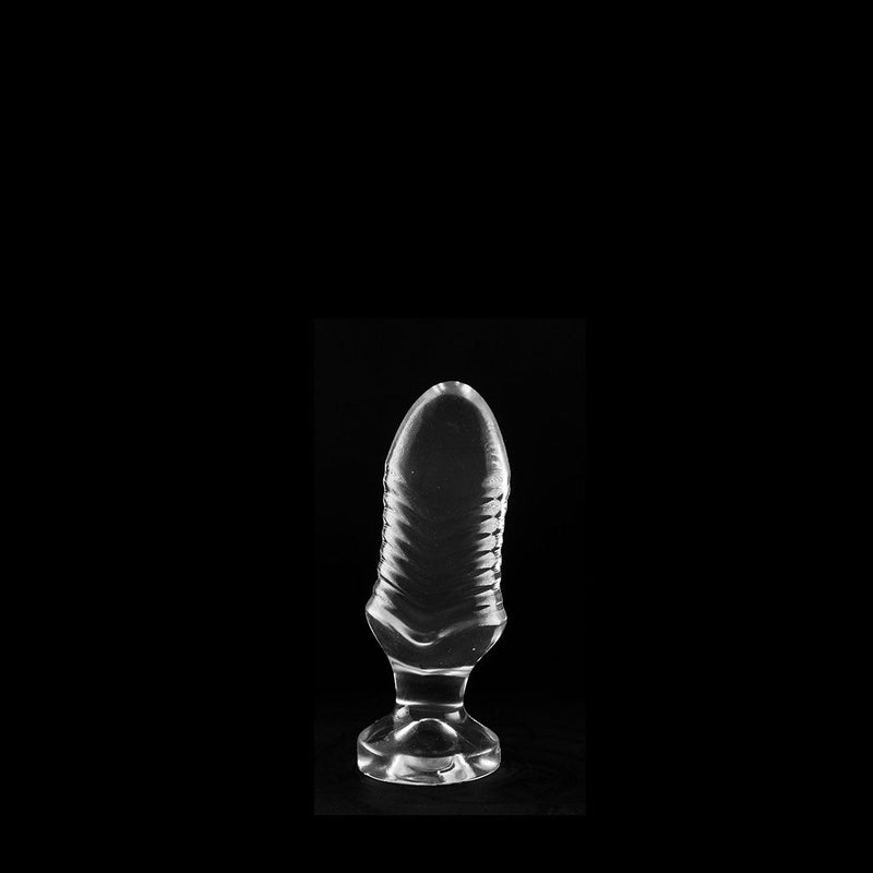 Dinoo - Rugops - Dildo - 18 x 5,4 cm - Transparent-Erotiekvoordeel.nl