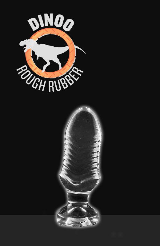 Dinoo - Rugops - Dildo - 18 x 5,4 cm - Transparent-Erotiekvoordeel.nl