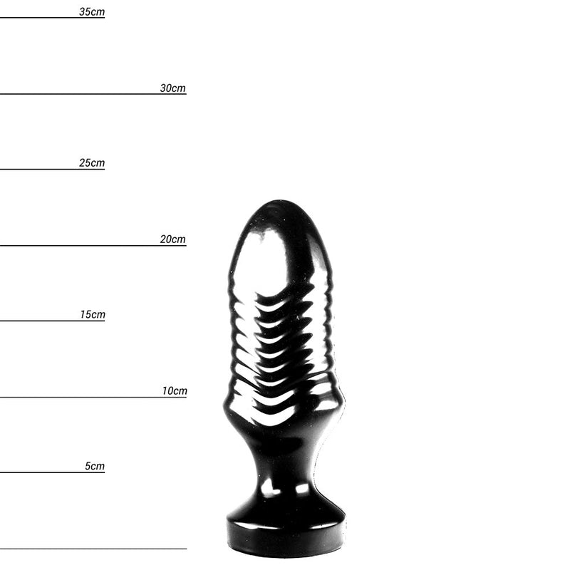 Dinoo - Tanius - Plug anale - 23 x 7 cm - Nero-Erotiekvoordeel.nl