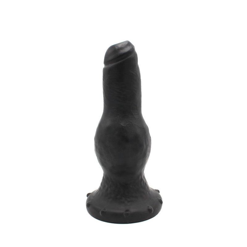 Dinoo - XXL Anal Dildo - Bulbous Thickening - TPE - Black-Erotiekvoordeel.nl