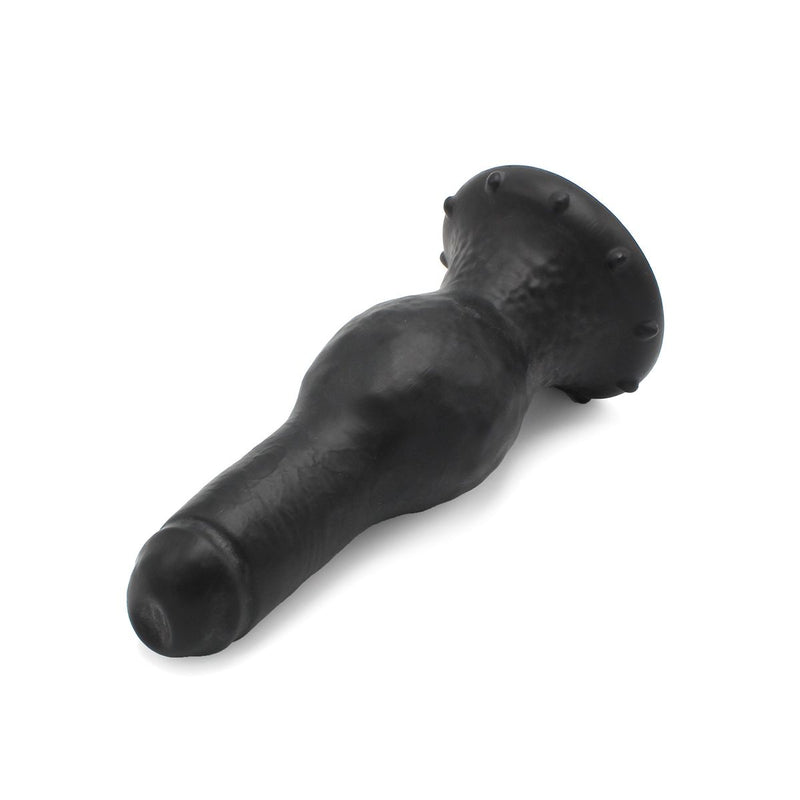 Dinoo - XXL Anal Dildo - Spherical Thickening - TPE - Black-Erotiekvoordeel.nl