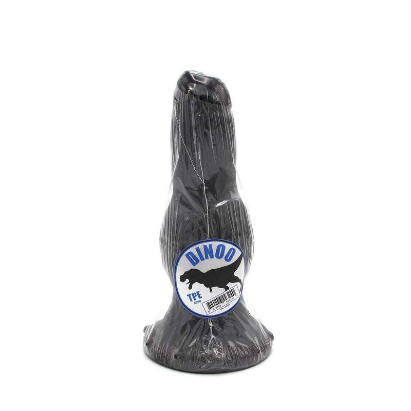 Dinoo - XXL Anal Dildo - Bulbous Thickening - TPE - Black-Erotiekvoordeel.nl