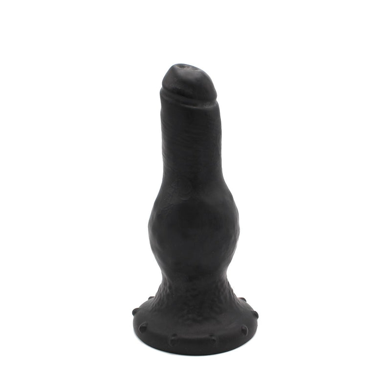 Dinoo - XXL Anal Dildo - Bulbous Thickening - TPE - Black-Erotiekvoordeel.nl