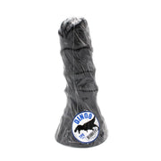 Dinoo - XXL Anaal Dildo - Met Ribbels - TPE - Zwart-Erotiekvoordeel.nl