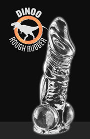 Dinoo - Rinchenia - XXL Dildo - 30 x 7,6 cm - Transparant-Erotiekvoordeel.nl