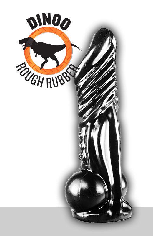 Dinoo - Rinchenia - XXL Dildo - 30 x 7,6 cm - Zwart-Erotiekvoordeel.nl