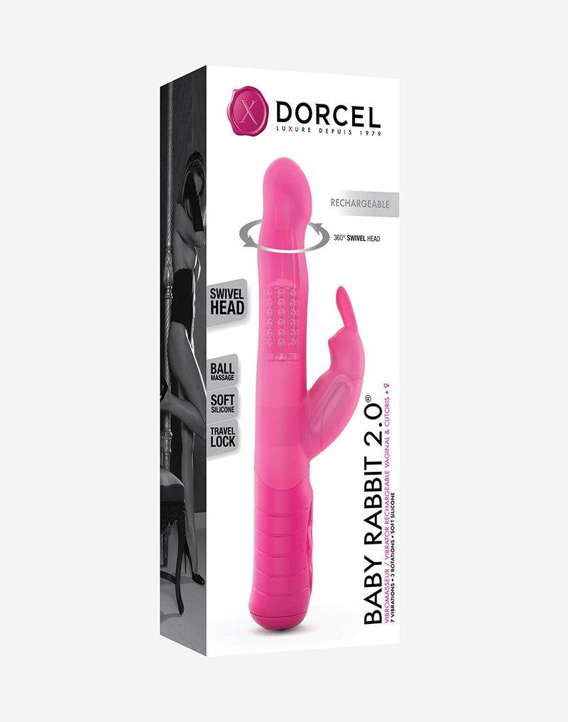Dorcel - Baby 2.0 - Rabbit Vibrator - Pink-Erotiekvoordeel.nl