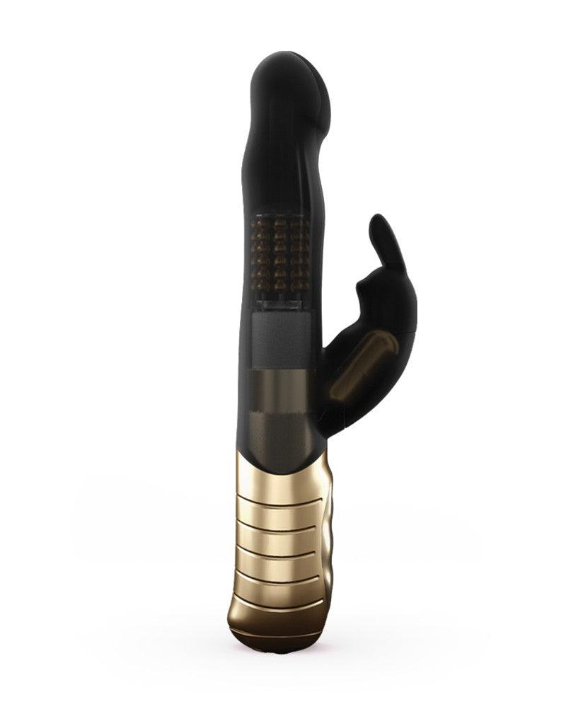 Dorcel - Baby 2.0 - Rabbit Vibrator - Zwart/Goud-Erotiekvoordeel.nl