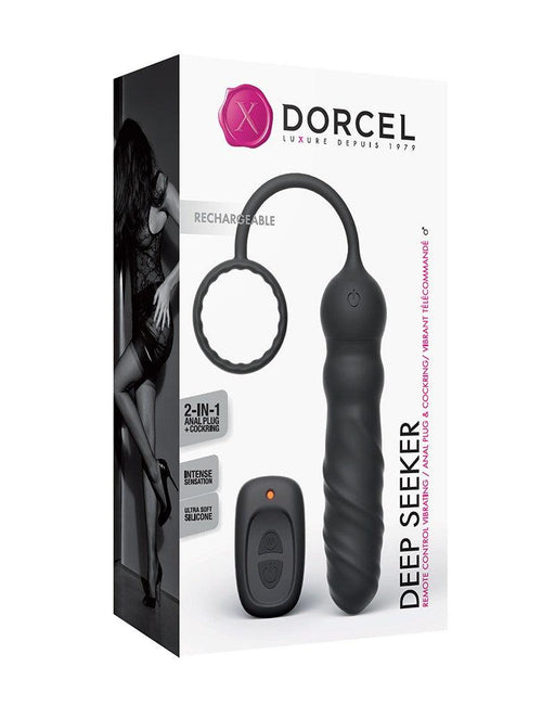Dorcel - Deep Seeker anaal plug Met Cockring En remote Control-Erotiekvoordeel.nl