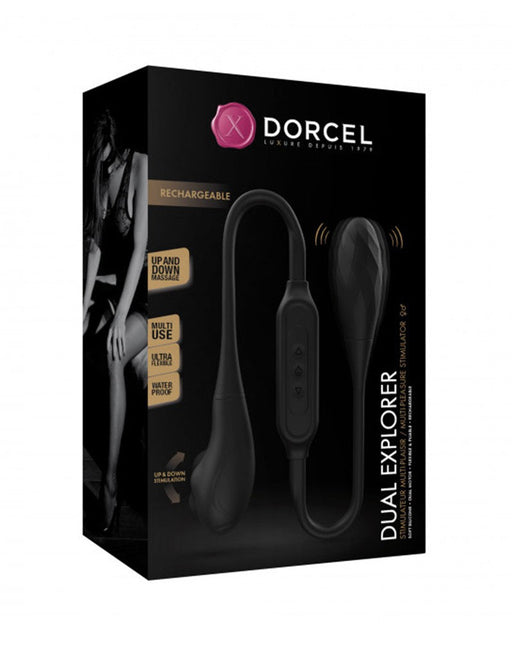 Dorcel - Dual Explorer - Double Vibrator - Black-Erotiekvoordeel.nl