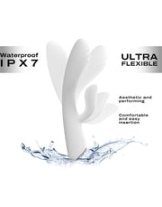 Dorcel - Flexi Rabbit - Heated Rabbit Vibrator - White-Erotiekvoordeel.nl