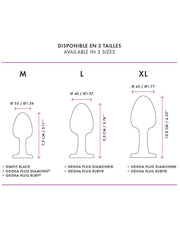 Dorcel - Diamond - Geisha Buttplug - Met Bewegend Metalen Gewichtje-Erotiekvoordeel.nl