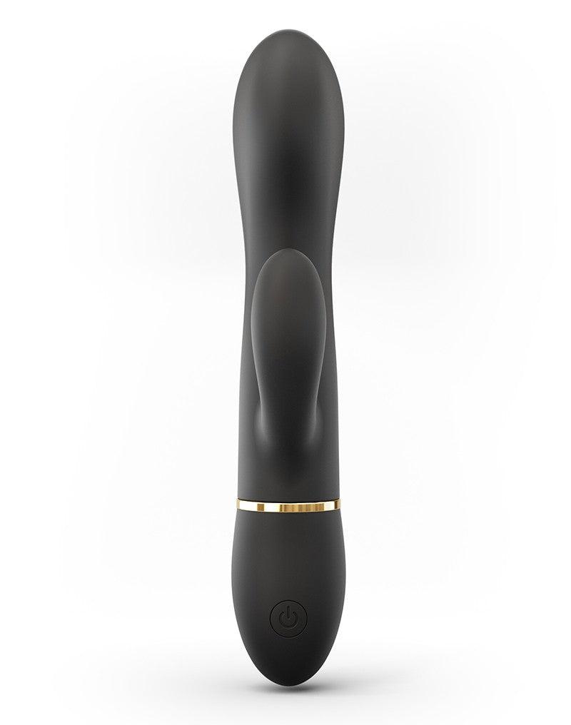 Dorcel - Glam Rabbit - Vibratore Rabbit flessibile - Nero - Erotiekvoordeel.nl