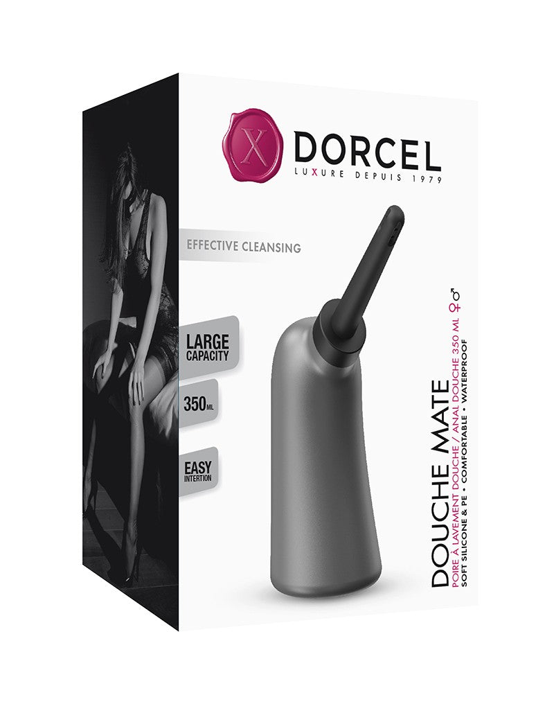 Dorcel - MATE - Prysznic analny - Czarny-Erotiekvoordeel.nl