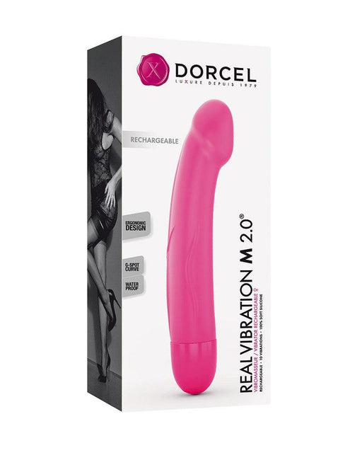 Dorcel - Real Vibration M - Realistische Vibrator - Roze-Erotiekvoordeel.nl