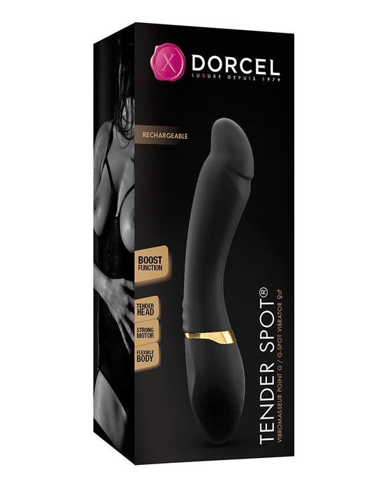 Dorcel - Tenderspot - Flexibele G-spot Vibrator - Zwart-Erotiekvoordeel.nl