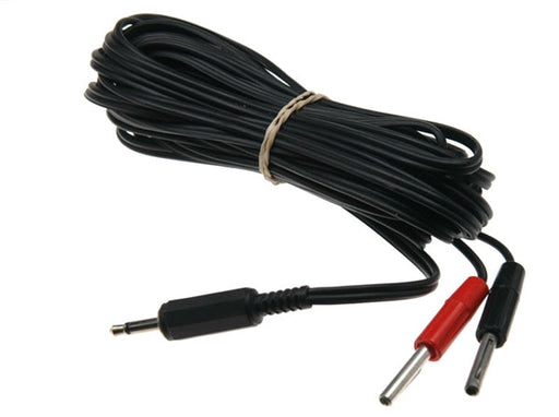 E-Stim - Cavo lungo 4 metri da jack da 3,5 mm a connettore a banana da 4 mm-Erotiekvoordeel.nl