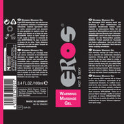 Eros Verwarmende Massagegel – 100 ml-Erotiekvoordeel.nl