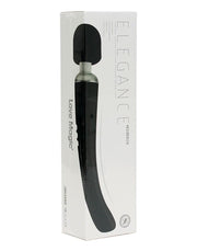 Elegance Wand-Vibrator - wiederaufladbar - Schwarz - Erotiekvoordeel.nl