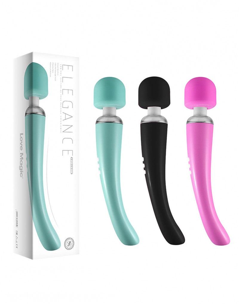 Elegance Wand Vibrator - oplaadbaar - Turquoise-Erotiekvoordeel.nl