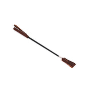 Kiotos - Fancy Paardrijzweepje Met dubbele Flap - Bruin-Erotiekvoordeel.nl