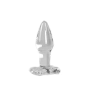 Glazen Buttplug 10,7 x 4,2 cm - Transparant-Erotiekvoordeel.nl
