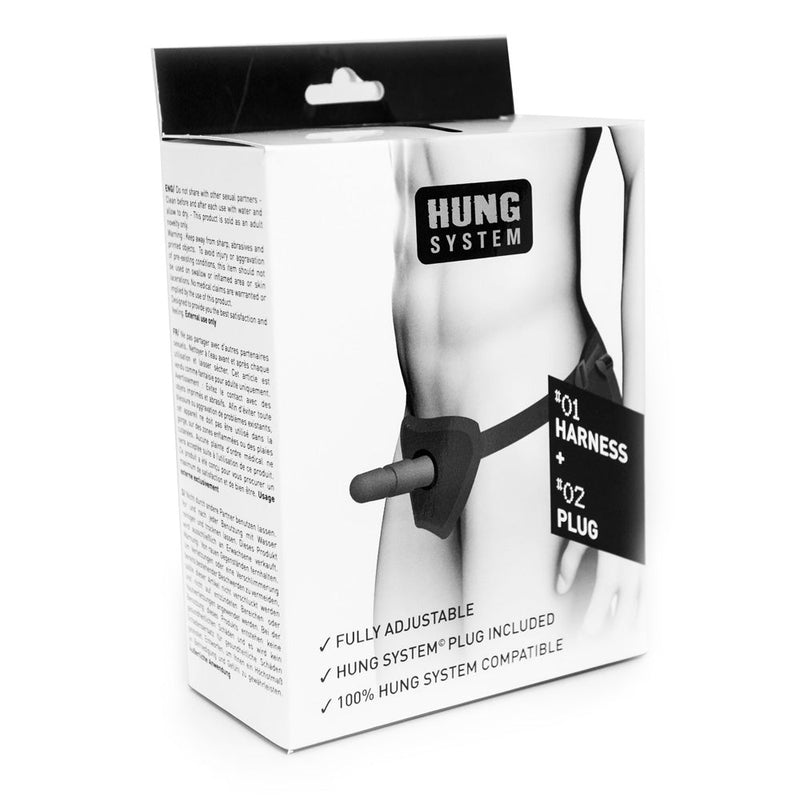 HUNG System - Harnais - Noir-Erotiekvoordeel.nl