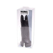 HUNG System - Uncut - Onbesneden Dildo - Met Vac-U-Lock - Zwart-Erotiekvoordeel.nl