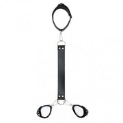 Rimba - Hals- En polsboeien combinatie Met Leren strap En karabijnhaken-Erotiekvoordeel.nl