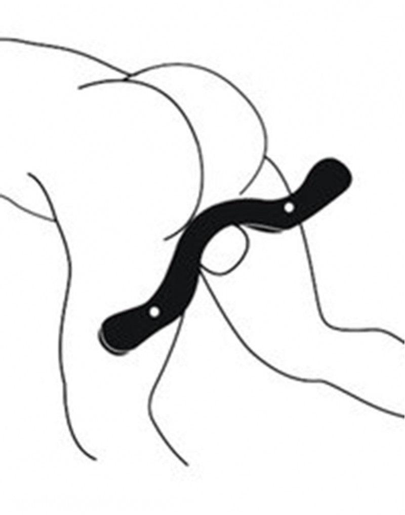 Rimba - Humbler - Ballstretcher van Hout - Zwart-Erotiekvoordeel.nl