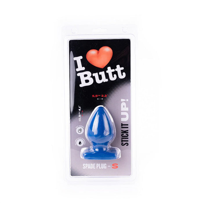 I ♥ Butt - Bolvormige Buttplug - S - Blauw-Erotiekvoordeel.nl