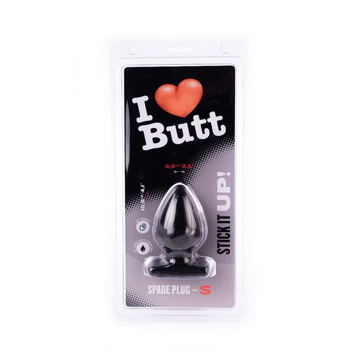 I ♥ Butt - Bolvormige Buttplug - S - Zwart-Erotiekvoordeel.nl