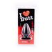 I ♥ Butt - Dikke Buttplug - S - Zwart-Erotiekvoordeel.nl