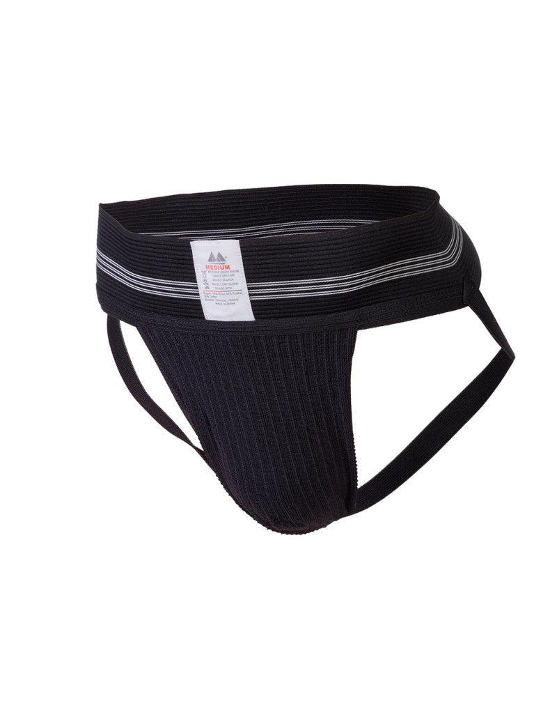 MM - Jockstrap - Heren String - Tailleband 3 inch - Zwart-Erotiekvoordeel.nl
