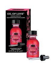 Kamasutra - Oil of Love - StrawBerry Dreams-Erotiekvoordeel.nl